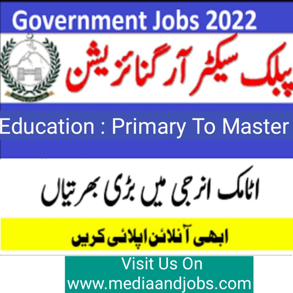 Public Sector Organization Latest Jobs | Public Sector Organization | Pakistan Atomic Energy Jobs Advertisement