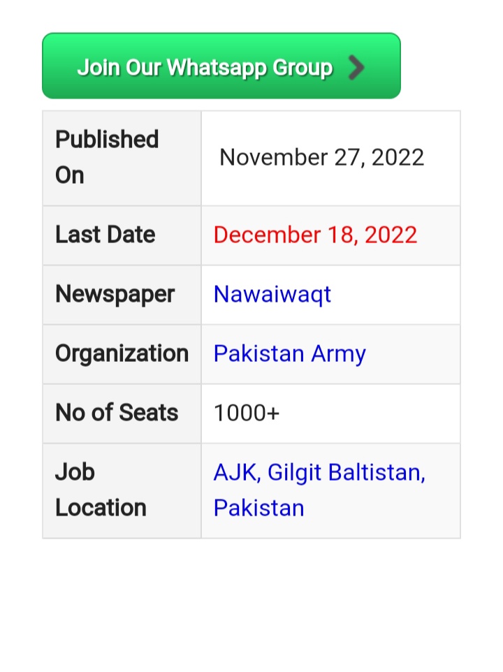 Lady Cadet Course 2022 | Pak Army LCC 22 Online Application Female