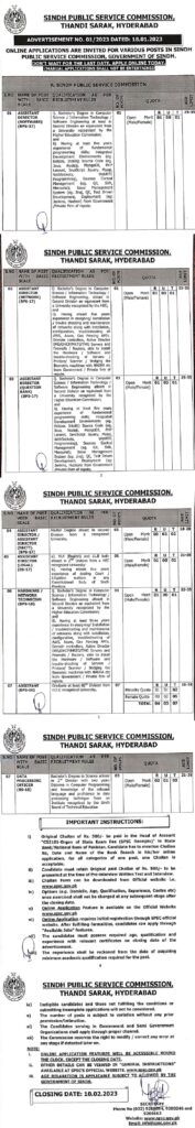 SPSC Education department Jobs 2023 - Public Service Commission (SPSC) Jobs 2023