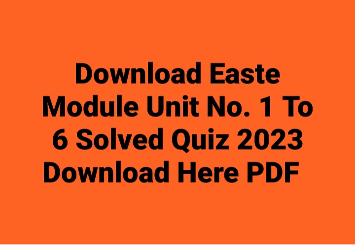 Download Easte Unit 6