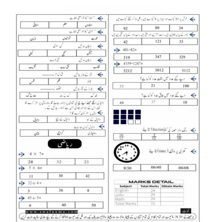 LND MONTHLY PRACTICE TEST