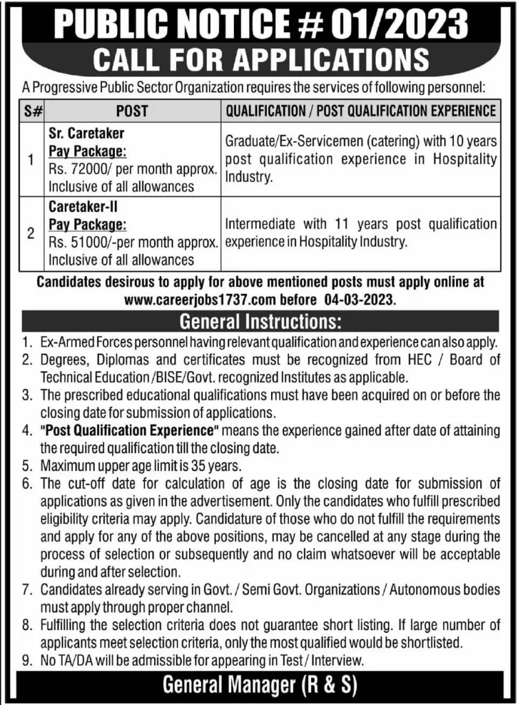 PAEC 1737 Career opportunities