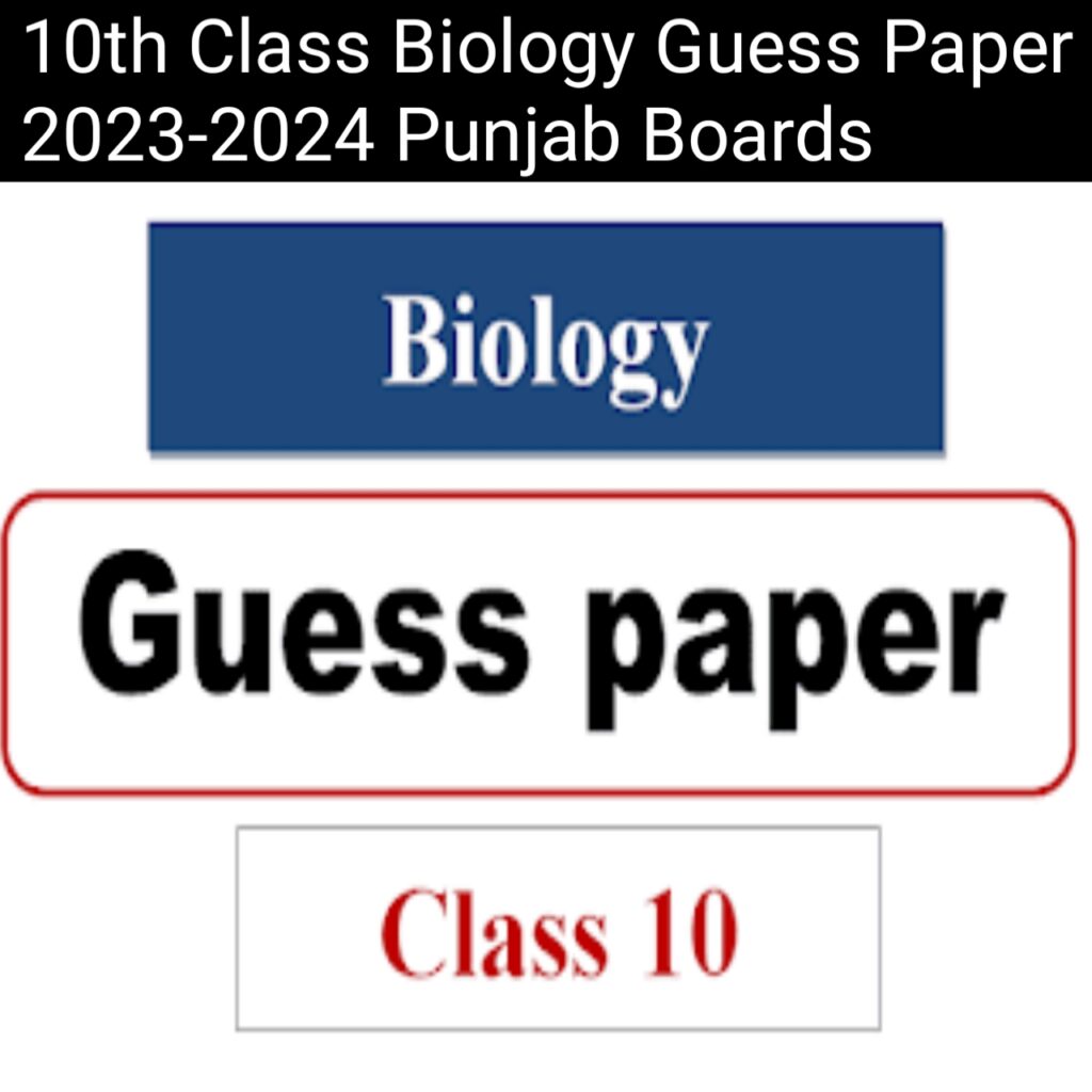 10th Class Biology Guess