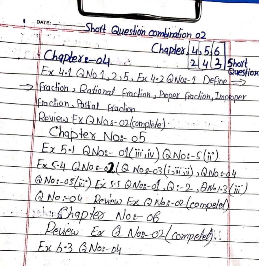 10th Class Math Guess