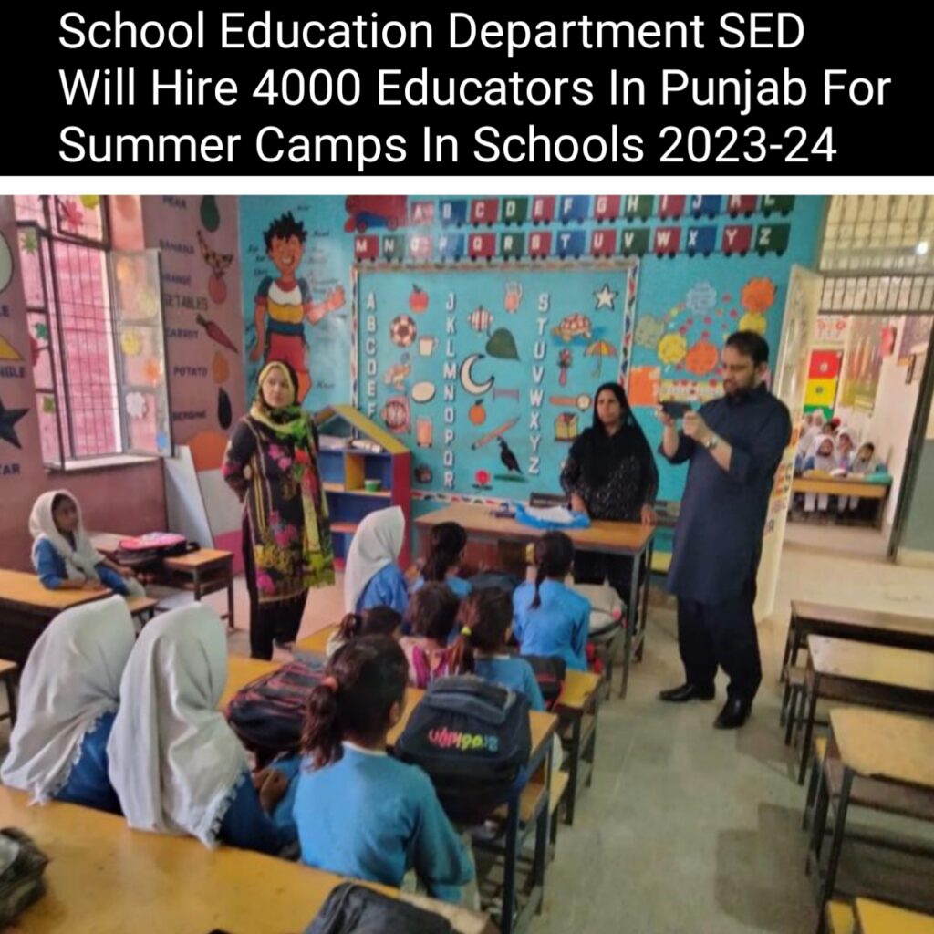 SED Hire 4000 Educators 