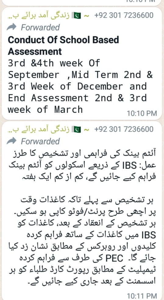 CONDUCT OF SCHOOL-BASED ASSESSMENTS: FIRST-TERM,MID-TERM AND END-OF-ACADEMIC-YEAR 2023