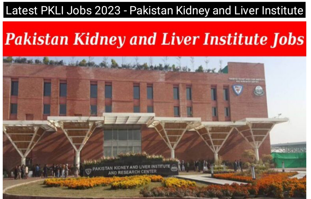 Latest PKLI Jobs 2023 - Pakistan Kidney and Liver Institute