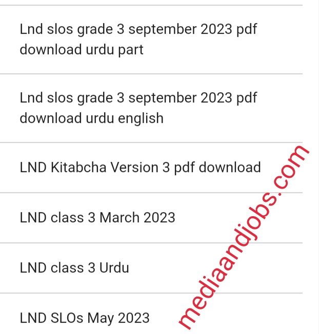 LND Slos Grade 3 September 2023 PDF - Download September LND SLOS Class 3