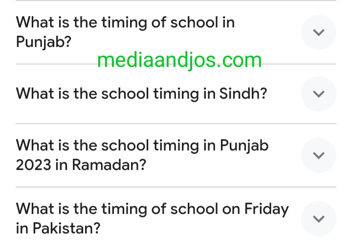 New/Revised School Timing wef 21 September 2023 Public and Private Schools