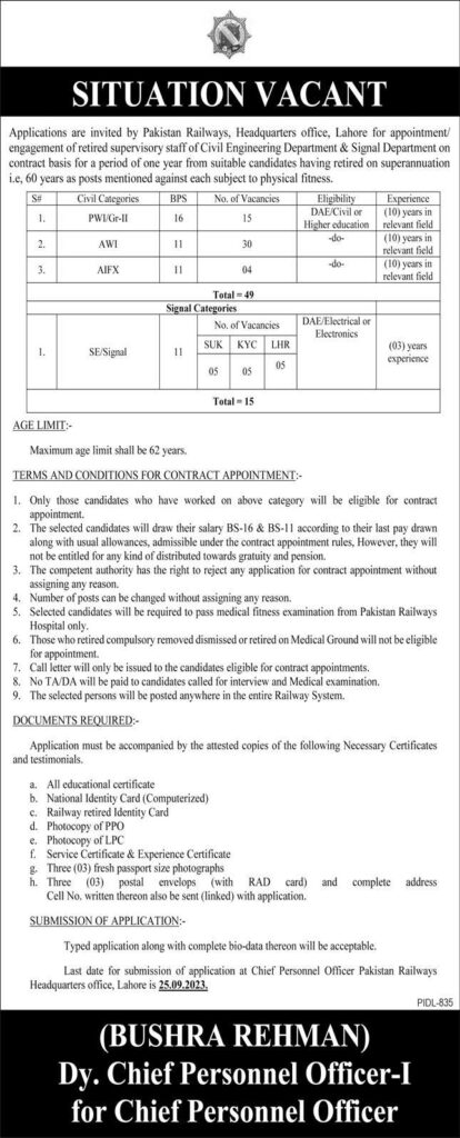 pakistan-railways-recruitment-2023-online-application-132-seats