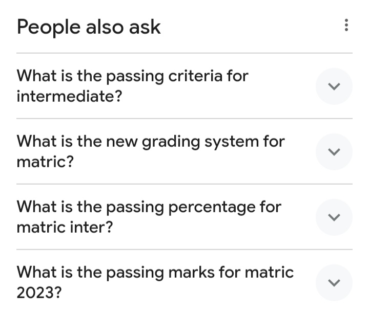 Revised Passing Marks Criteria for Matric & Inter September 2023-2024