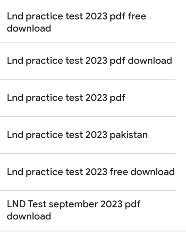 LND December Practice Test - LND Practice Test Grade 3 December 2023