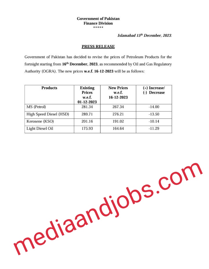 Petroleum Prices Plummet in December 2023 || Pump Prices Plunge: Petroleum Prices Drop