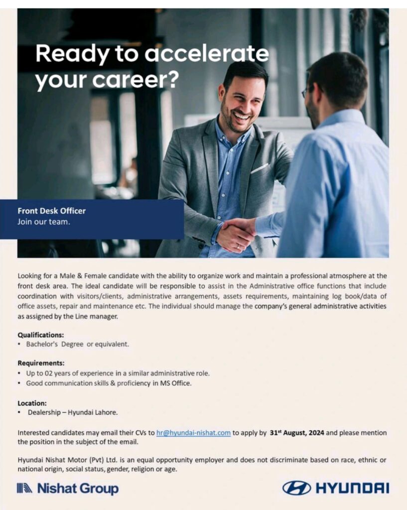 Career Opportunities in Hyundai