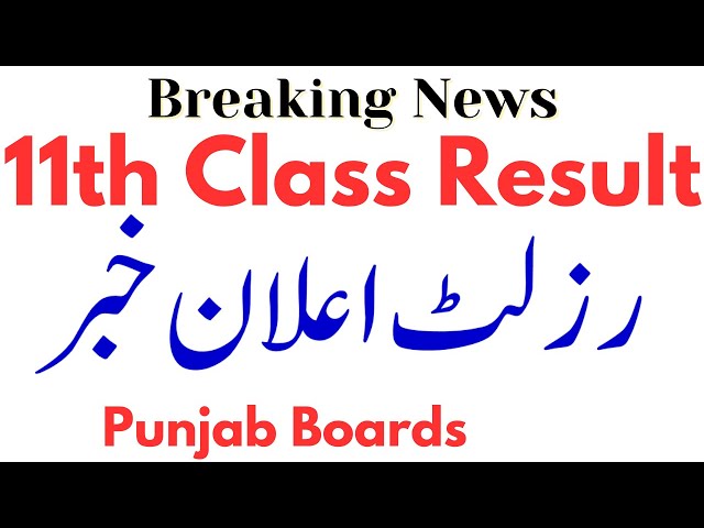 1st Year Result all Punjab 2024