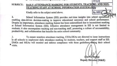 Daily Attendance Marking for Students