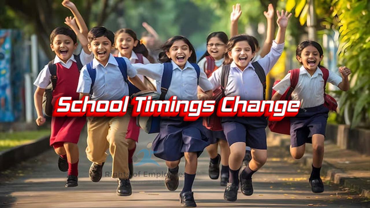 Change in School Timing