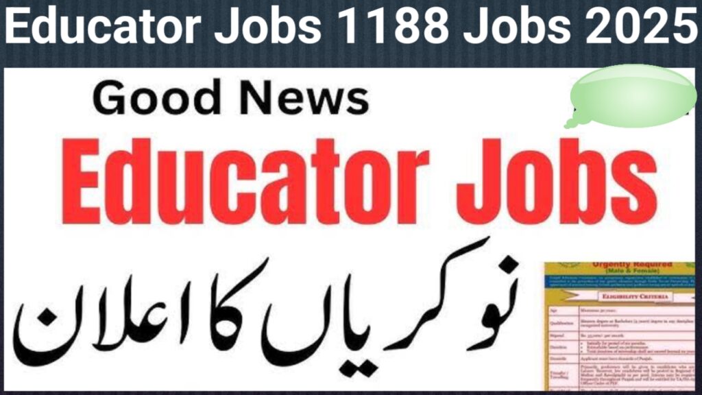 Education Department Announces 1188 Jobs for ECT Teacher Grade 15 - January 2025