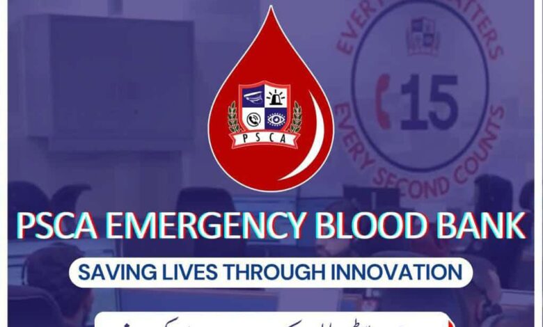PSCA Emergency Blood Bank