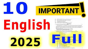 10th English Guess 2025 PDF Download | All Punjab Boards