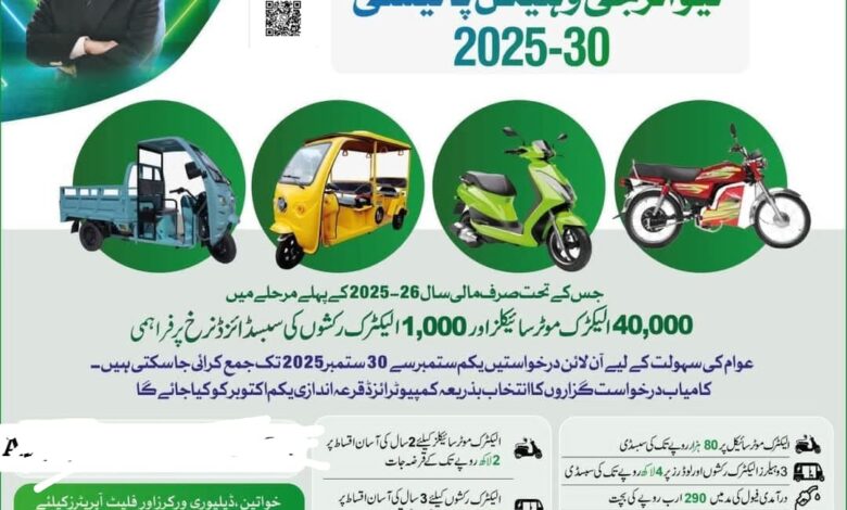 Pakistan's New Energy Vehicles Scheme 2025-30: Revolutionizing Affordable Electric Mobility