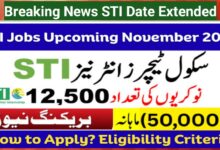 Govt Jobs STI Jobs 2025 Punjab: Revised Schedule for 12,500 School Teaching Intern Vacancies – Apply Now Before Nov 26 Deadline