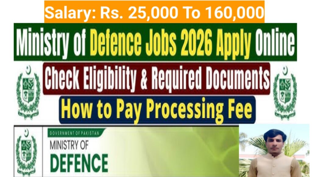 Ministry Defence Jobs 2026 Registration