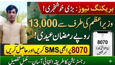 Prime Minister’s Ramadan Relief Package 2026 – Rs. 13000 per Family (Via 8070 / 9999 / 8171)