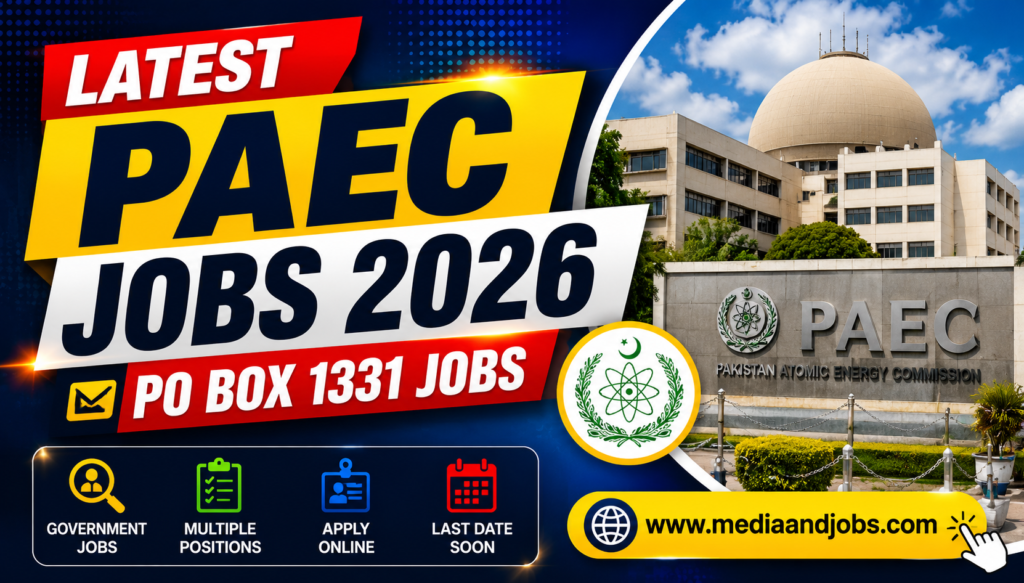 Latest PAEC Jobs 2026 | PO Box 1331 Jobs
