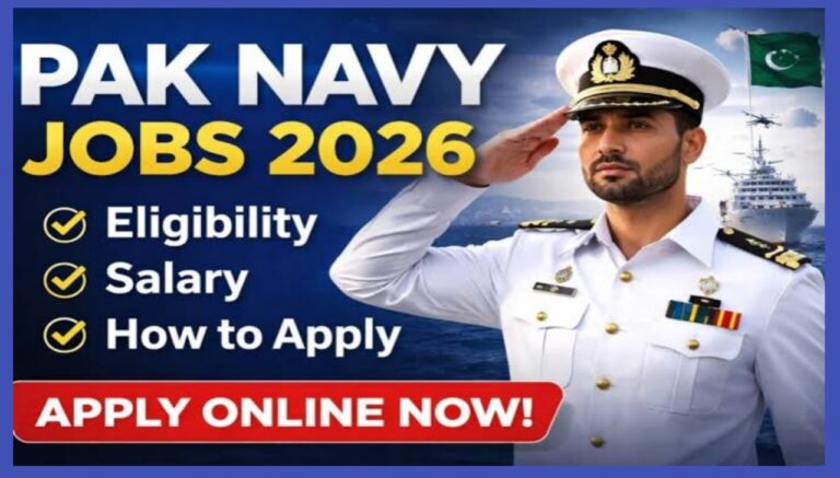 Join Pak Navy – Sailor B-2026 (S) Batch Apply at www.joinpaknavy.gov.pk