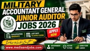 Military Accountant General Junior Auditor Jobs 2026