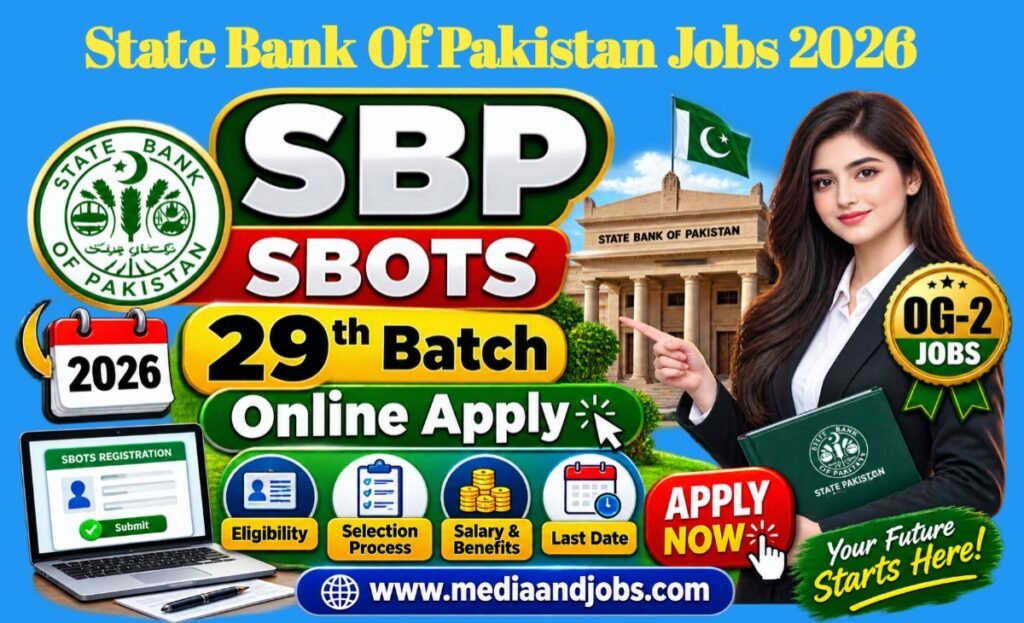SBP SBOTS 29th Batch Online Apply 2026 – State Bank OG-2 Jobs Eligibility & Last Date