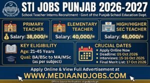 STI Jobs Punjab 2026-2027: Online Apply (sti.pesrp.edu.pk) - Salary Eligibility & Merit List Guide